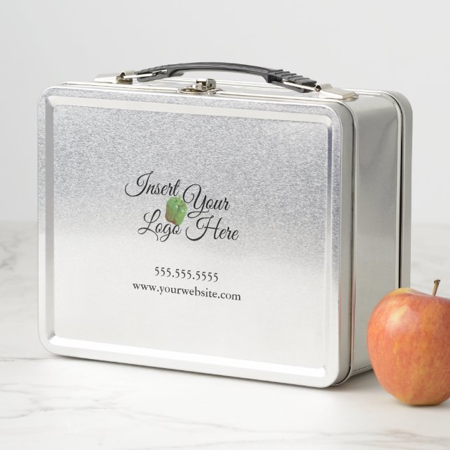 Zazzle Votre Entreprise Logo Lunchbox (En situation)