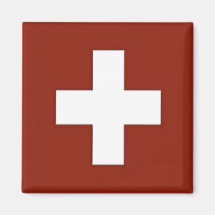 zCH001 SWISS FLAG Switzerland - Aimant frigo