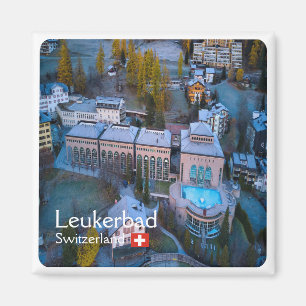 zCH011 LEUKERBAD Suisse - Aimant frigo