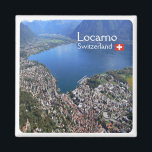 zCH012 LOCARNO - Suisse - Aimant frigo<br><div class="desc">Vous y trouverez le souvenir de vos vacances. (zCH012 LOCARNO - Aimant frigo Suisse). Amaze amis et parents avec les souvenirs uniques de votre voyage. Essaie-nous ! #LeoPepeDesign - europe,  suisse,  locarno,  leopepedesign,  voyage en photo tourisme,  cadeau gadget frigo aimant.</div>
