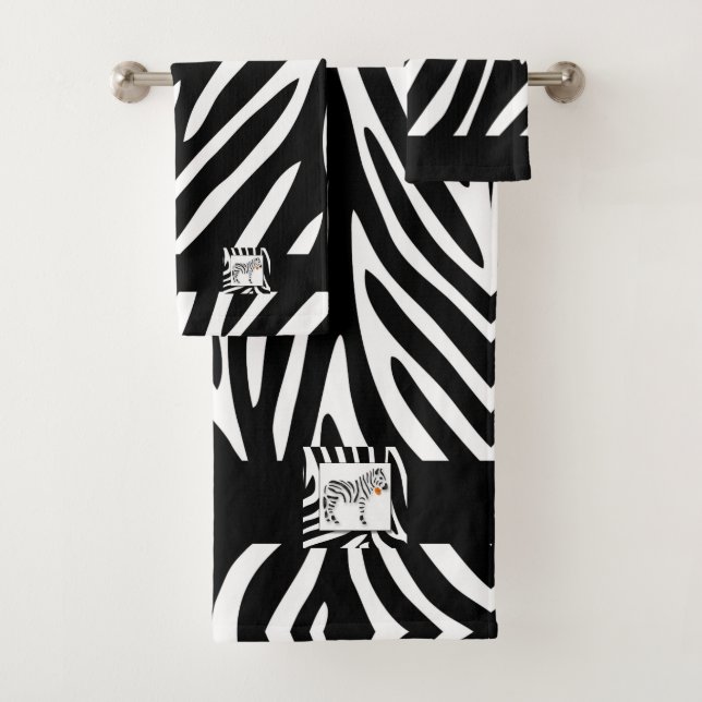 Zebra Black and White Jungle Safari Thème (En situation)