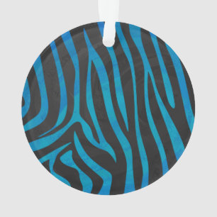 Zebra Black et Blue Print