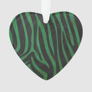 Zebra Black et Green Print