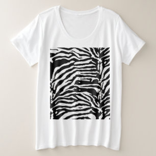 Zebra Camouflage Motif artistique noir et blanc