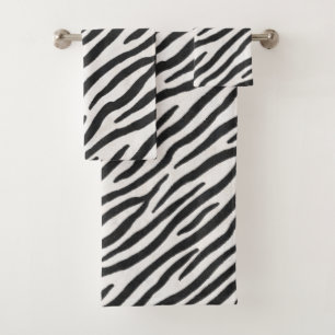 Zebra Fur Réaliste Poster de animal Exotique