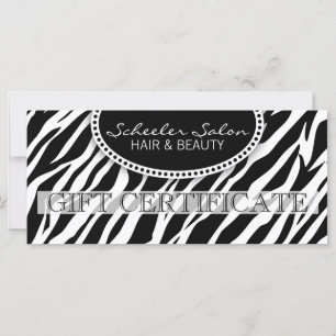 Zebra Imprimer personnalisé Cheveux & Beauté Certi