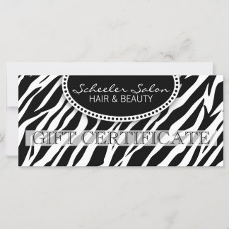 Zebra Imprimer personnalisé Cheveux & Beauté Certi