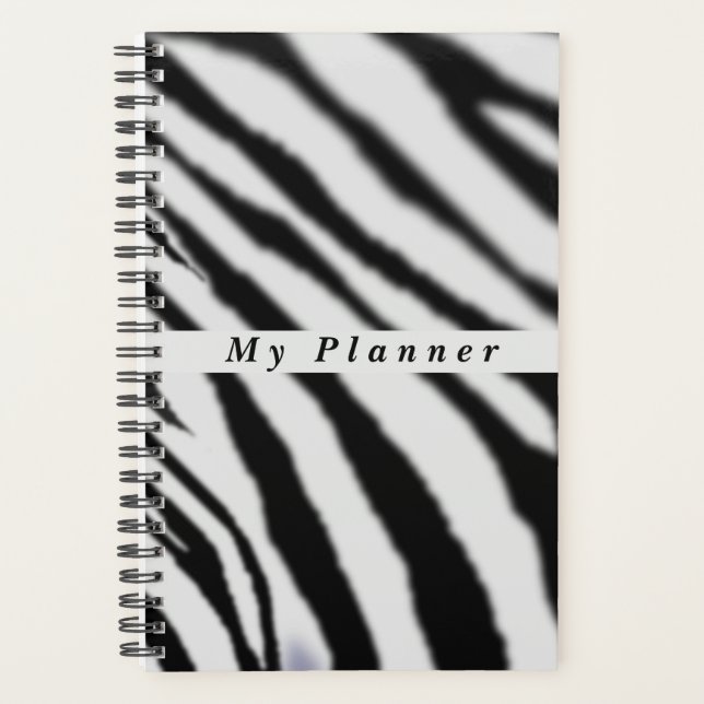 Zebra - Personnalisable - Ajouter Votre Texte / No (Devant)