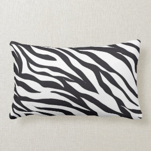 Zebra Print Animal Motif coussin