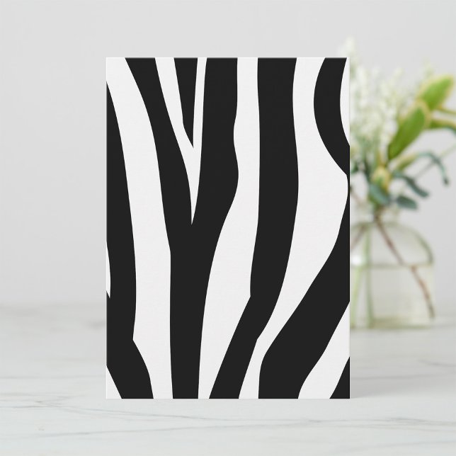 Zebra Print Invitations (Créateur téléchargé)