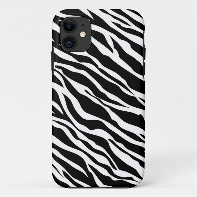 Zebra Print iPhone 5 Coque (Dos)