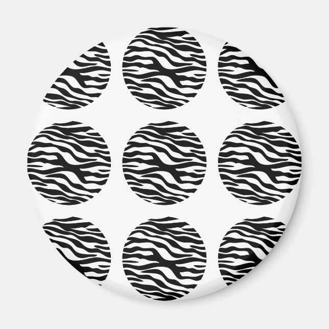 Zebra Print Magnet Pois (Devant)