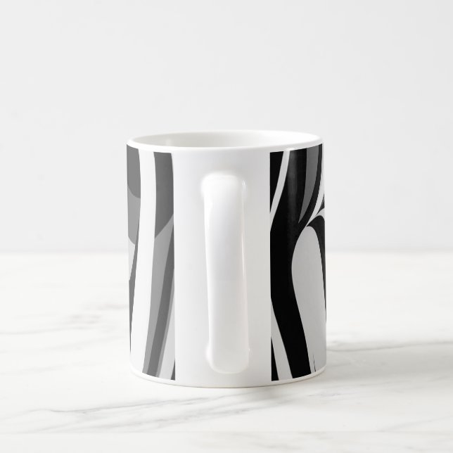 Zebra Print Motif Mug (Poignée)
