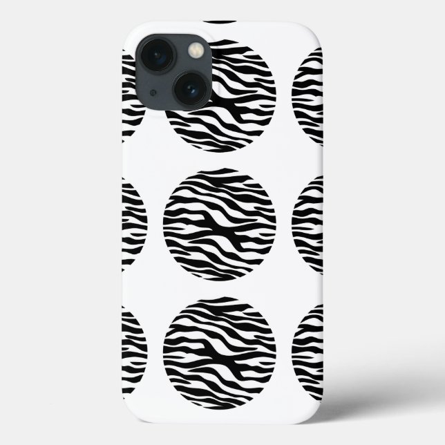 Zebra Print Pois iPad BT Coque (Verso)