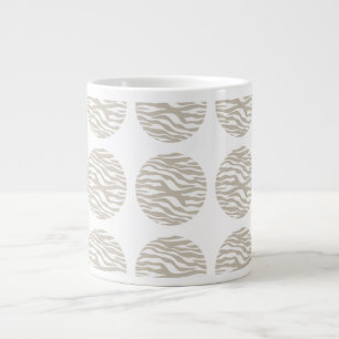 Zebra Print Pois Jumbo Mug