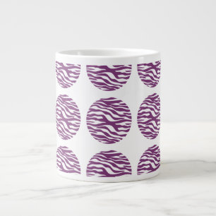 Zebra Print Pois Jumbo Mug