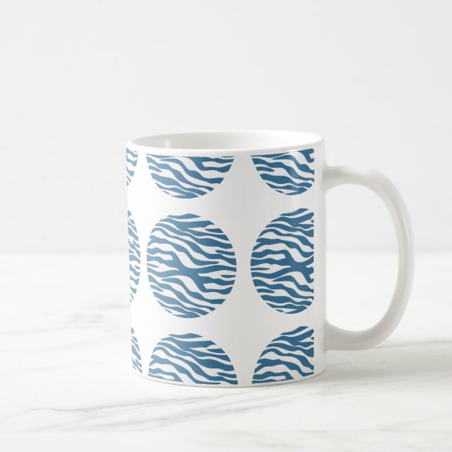 Zebra Print Pois Mug (Droite)