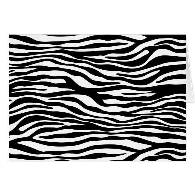 Zebra Print, Zebra Stripes, Noir Et Blanc (Devant horizontal)