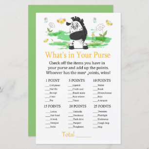 Zebra Qu'y a-t-il dans votre jeu de bourse ?