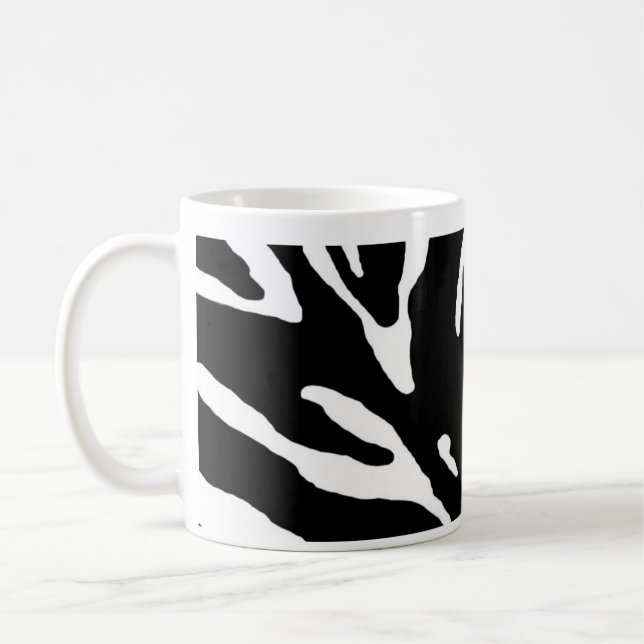 Zebra Stripe Mug (Gauche)