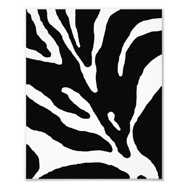 Zebra Stripe Poster de animal (Devant)