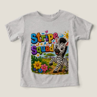 Zebra Stripe Squad | Amis Zèbres de Dessin Animé M