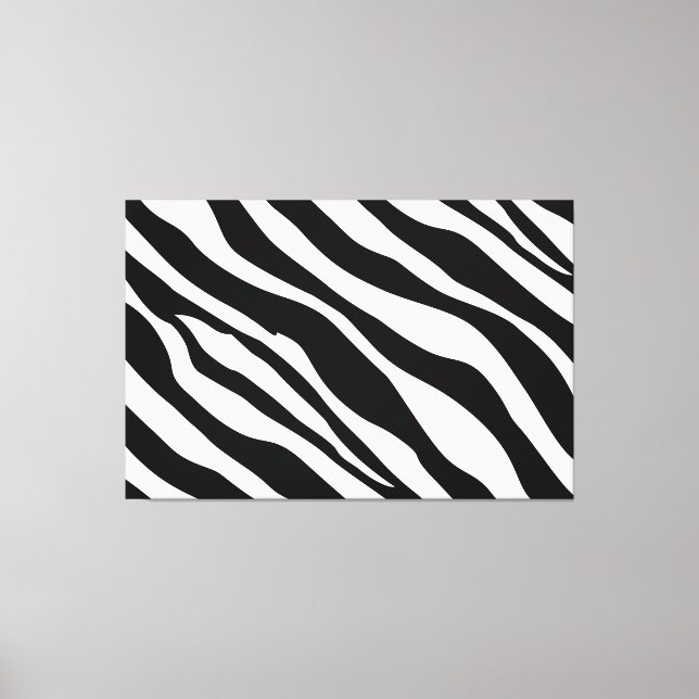 Zebra Stripes Art Moderne Toile (Recto)