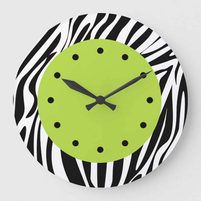 Zebra Stripes Horloge Faune (Recto)