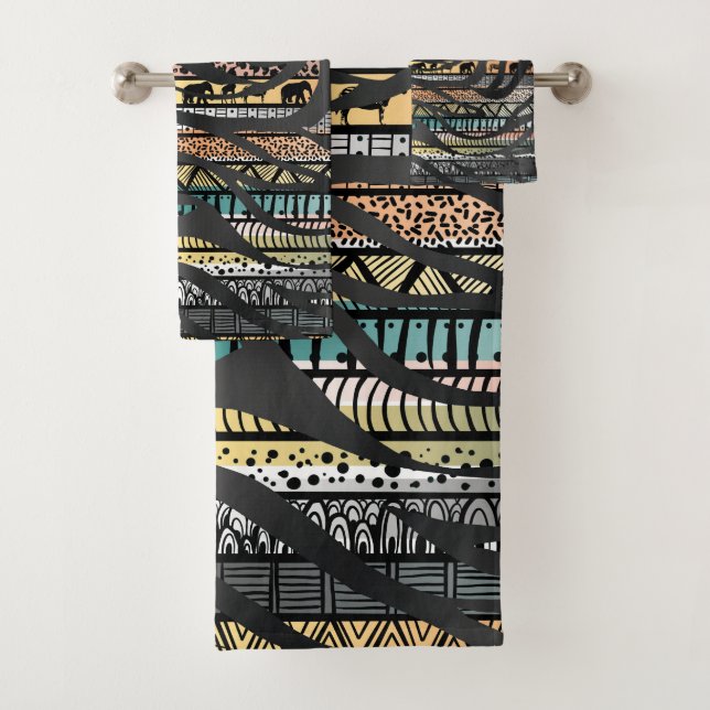 Zebra, un Motif africain tribal branché Imprimer (En situation)