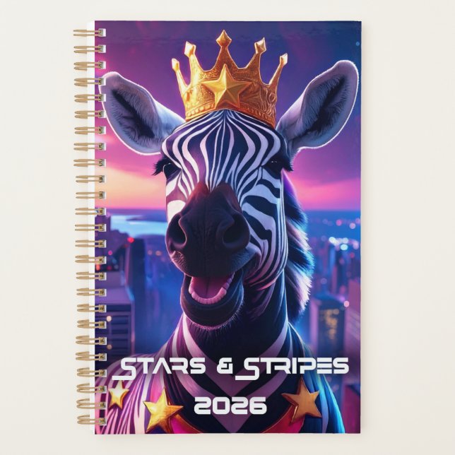 ZEBRA ZANZIBAR - Agenda - Planificateur (Devant)
