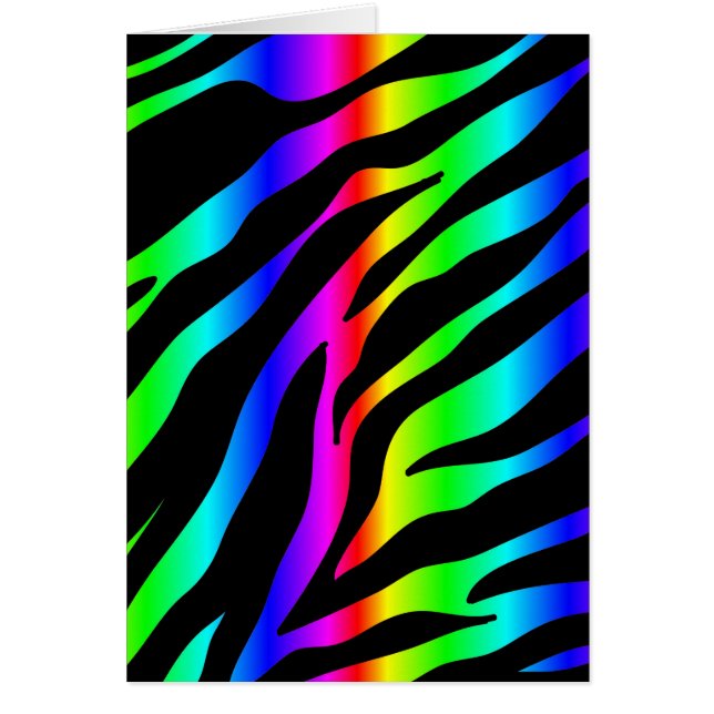 zèbre arc-en-ciel (Devant)
