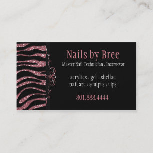 Zèbre d'étincelle et d'éclat : Carte de visite