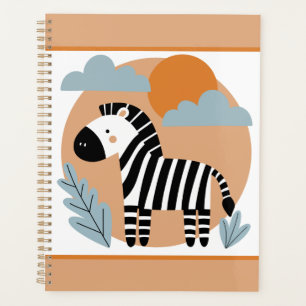 Zèbre Fantaisiste Inspiré du Style Scandinave