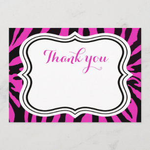 Zèbre mode fille animal noir rose merci