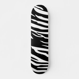 Zèbre noir et blanc Imprimer Mini Skateboard anima