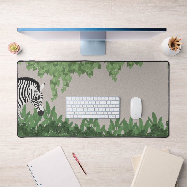 Zèbre parmi les feuilles (Bureau 1)