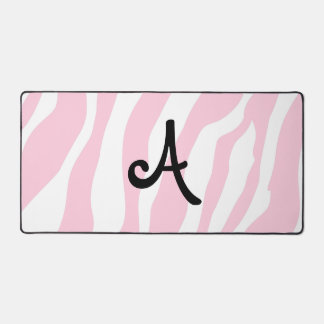 Zèbre Rose Et Monogramme
