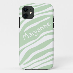 Zèbre vert et blanc Imprimer iPhone 5 Coque