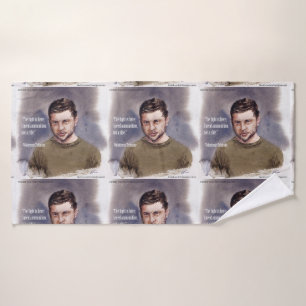 Zelensky & Ammunication Citation Qualité Serviette