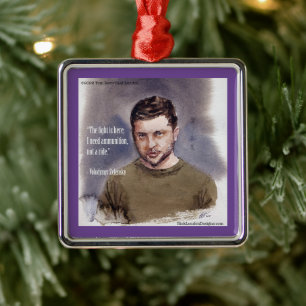 Zelensky, Volodymir Ornement métallique