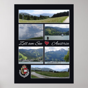 Zell am See, affiche de l'Autriche