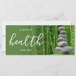 Zen Bamboo Chiropractic Care Certificat cadeau
