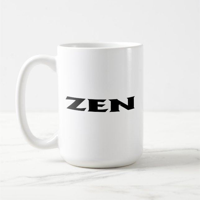 Zen black white mug (Gauche)