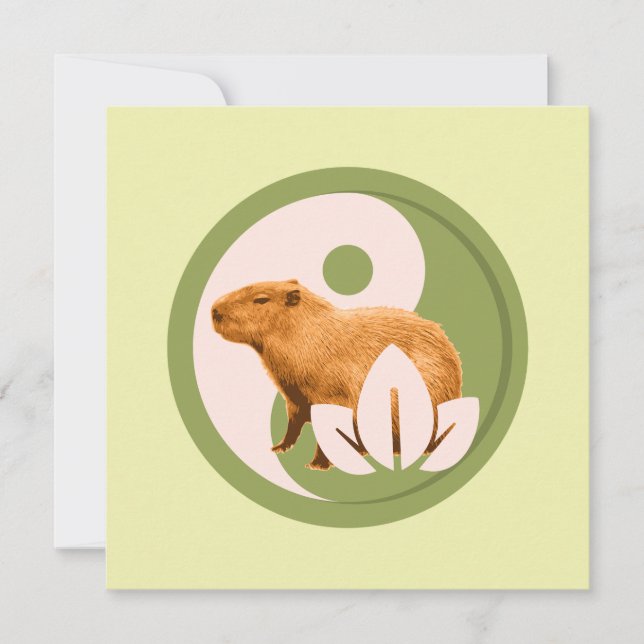 Zen Capybara Yin Yang (Devant)