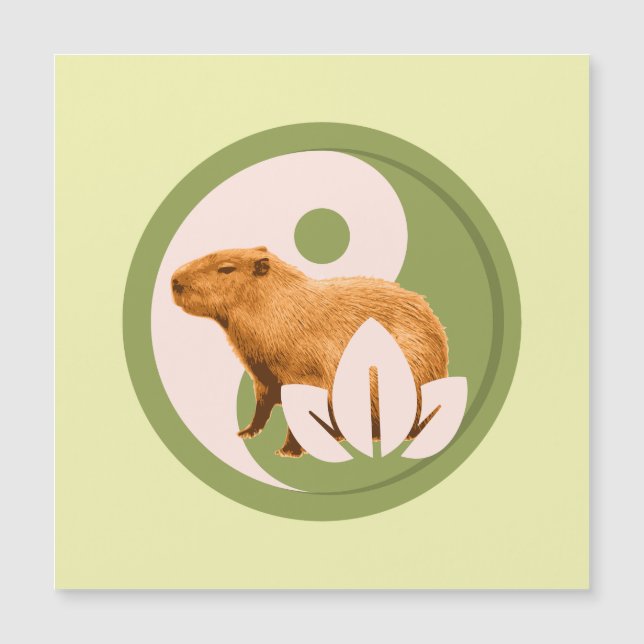 Zen Capybara Yin Yang (Devant)