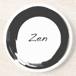 Zen dans le Dessous de verre Cercle Enso