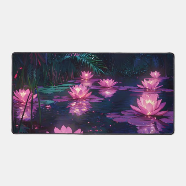 Zen de minuit Nature Étang de lotus rose (Recto)