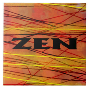 Zen fil noir gros carreaux