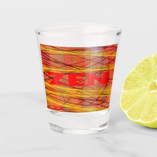 Zen fil rouge verre abattu