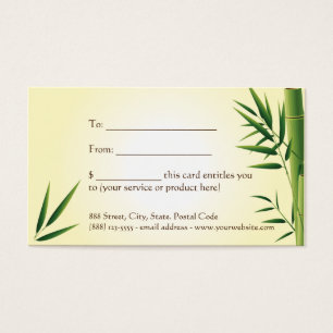 Zen Massage ı Carte cadeau